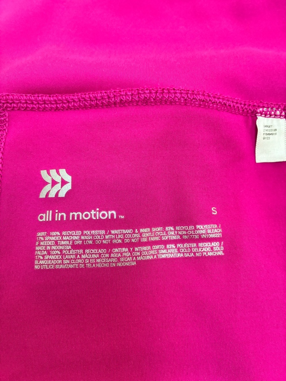 All in Motion Target brand Women's High-Rise Mesh Skort - Picture 4 of 8